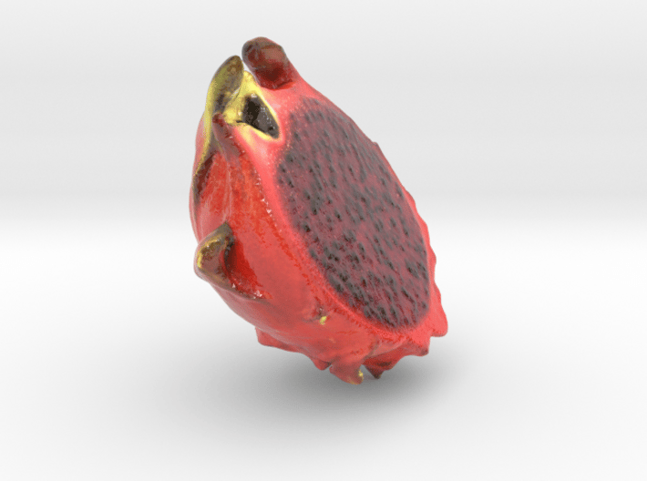 The Dragonfruit-Half 3d printed