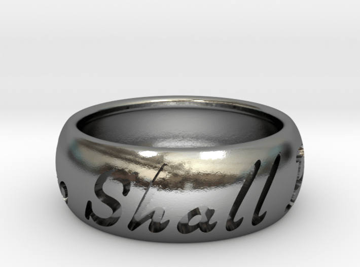 This Too Shall Pass ring size 12 3d printed