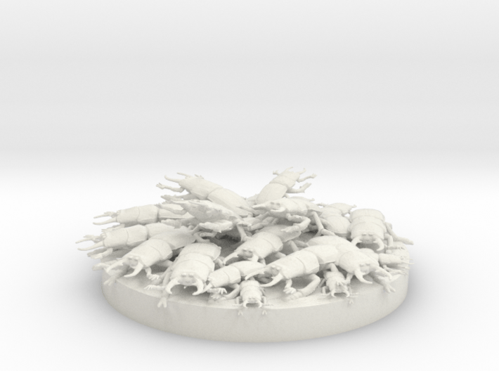 Swarm Of Insects 3d printed 