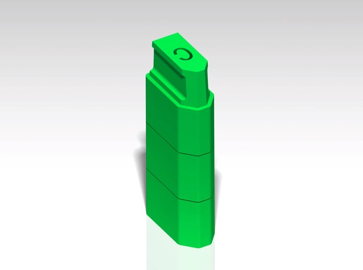 XT60 Safety Cap - 'C' for Charged - Stackable 3d printed Stackable