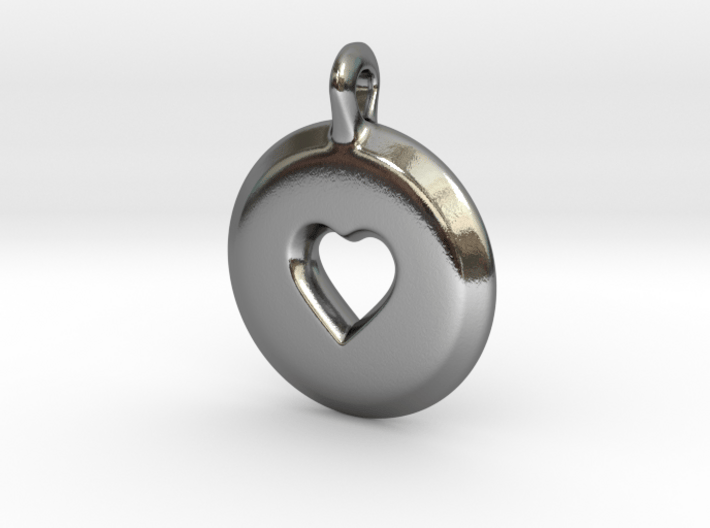 heart pendant 3d printed 