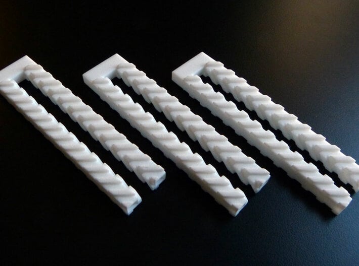 Borromean hairpins 3d printed 