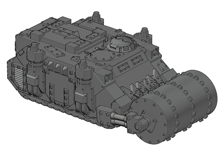 Epic Looted Rhino Tank with Dethrolla 6mm 3d printed 