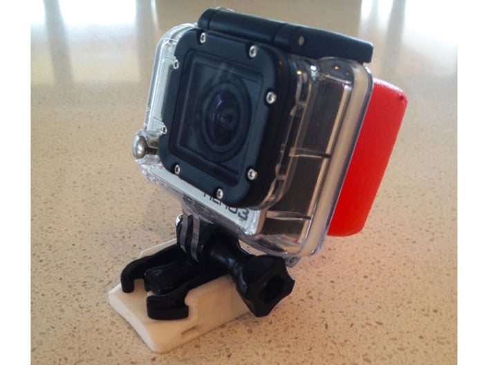 GoPro Camera Mount - Zip Tie Mount 3d printed 