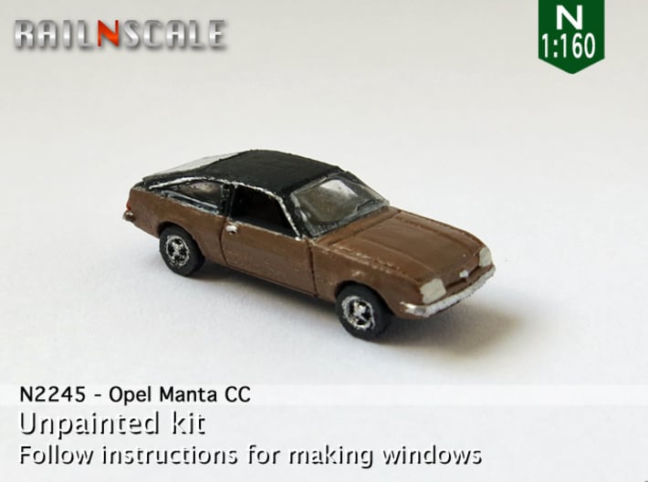 Opel Manta CC (N 1:160) 3d printed 