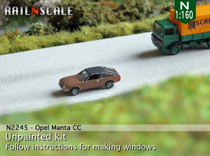 Opel Manta CC (N 1:160) 3d printed 