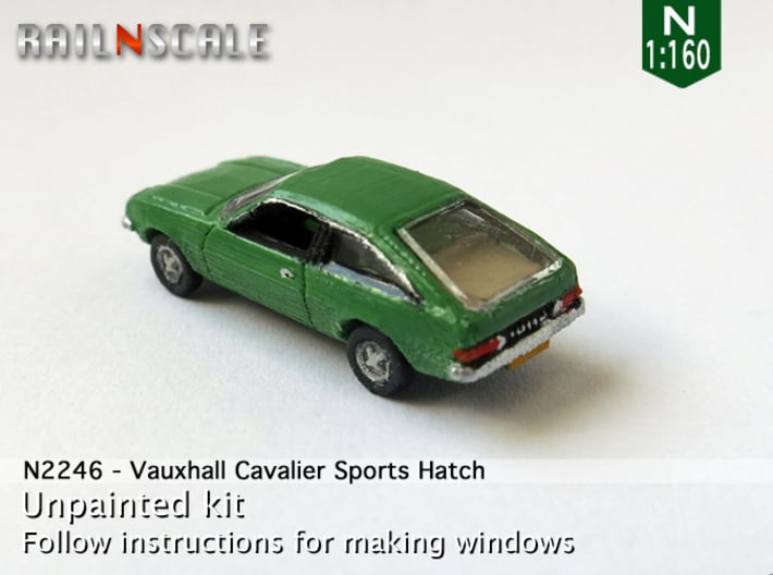 Vauxhall Cavalier Sports Hatch (N 1:160) 3d printed 