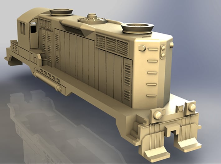 GP20 Locomotive in N Scale 3d printed 