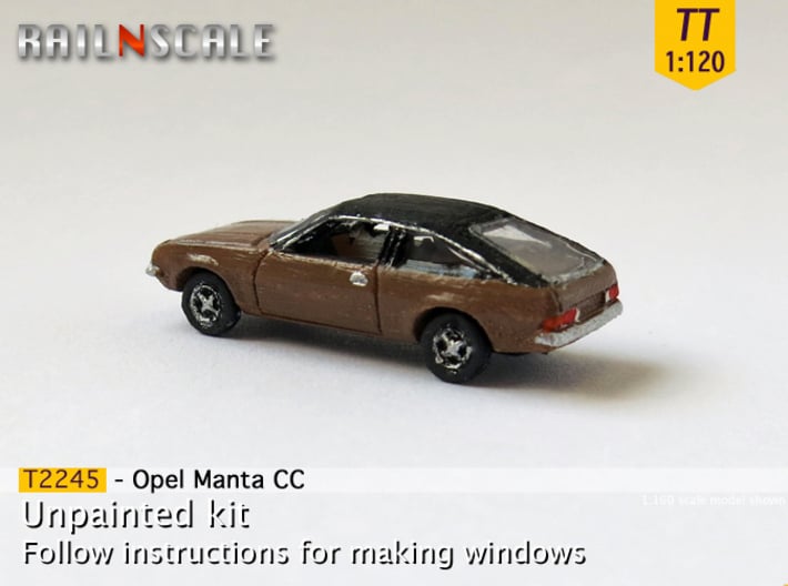 Opel Manta CC (TT 1:120) 3d printed 