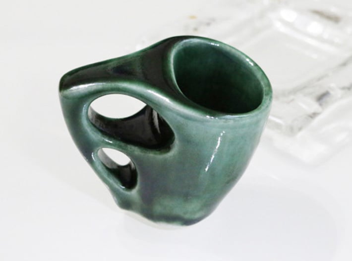 Espresso Cup 3d printed Easy to hold. Assistive gadgets. Self-help devices.