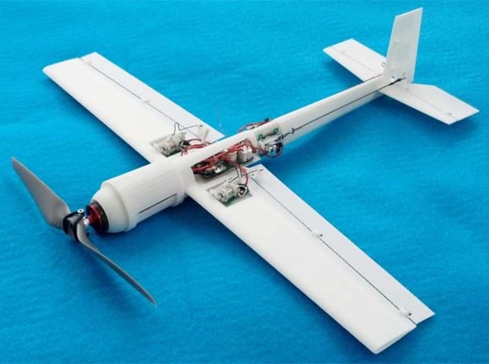 Blaze 3 3D Ultra Micro Hotliner RC Airplane 3d printed