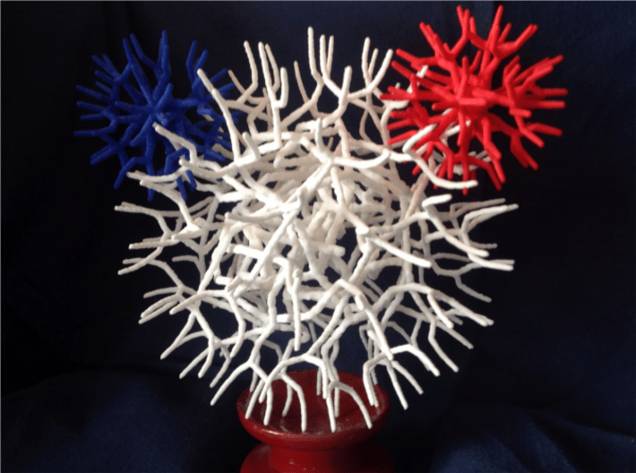 Sphere Tree 12cm (Irregular 3 with noise) 3d printed Designed In France