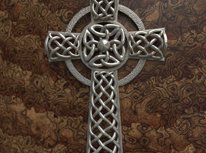 Celtic Cross - Small version 3d printed Smaller Version of this cross
