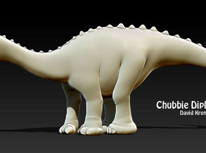 Diplodocus Chubbie Krentz 3d printed 
