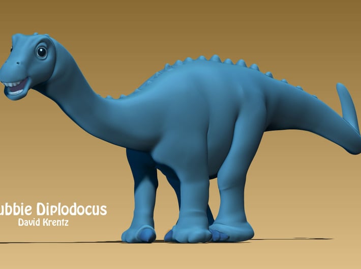 Diplodocus Chubbie Krentz 3d printed