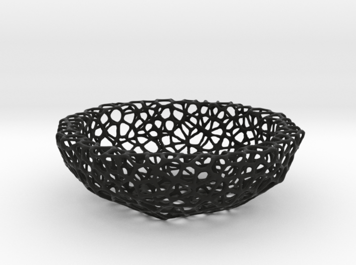 Bowl (19 cm) - Voronoi-Style #5 3d printed 