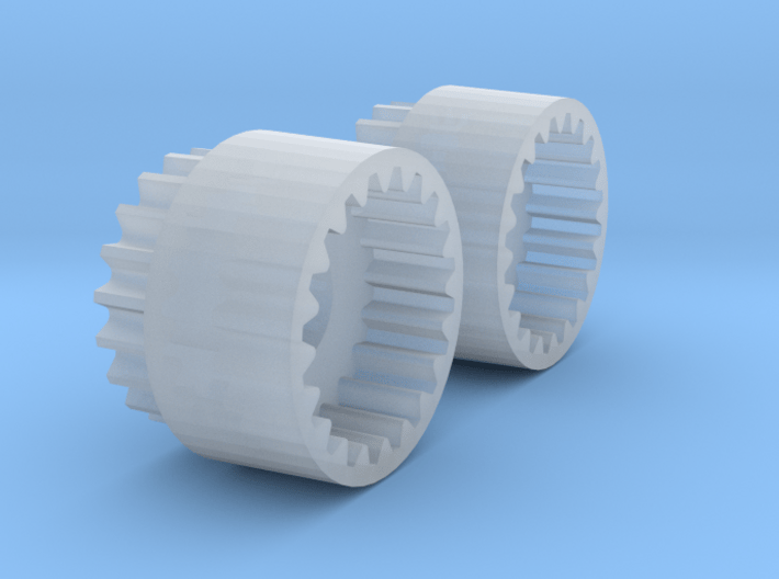 Alco C-855 Drive Shaft Extenders (new) - N Scale 3d printed