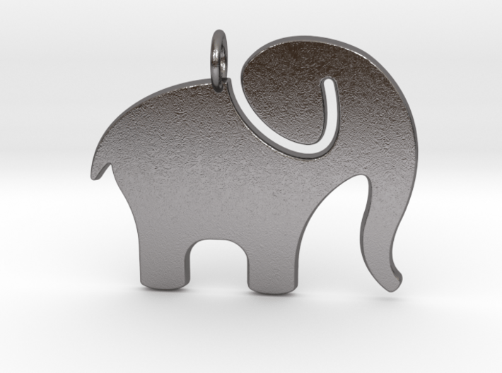 Elephant Pendant 3d printed 