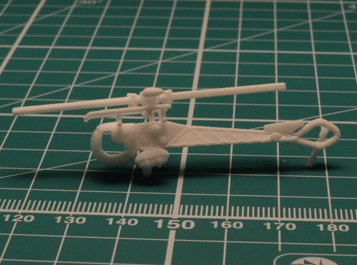 Bell OH-13G Sioux 1/200 3d printed 