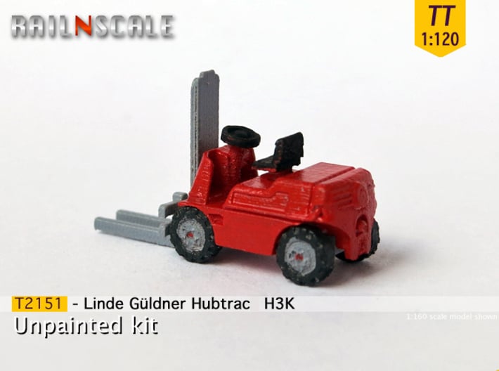 Linde Güldner Hubtrac H3K (TT 1:120) 3d printed 