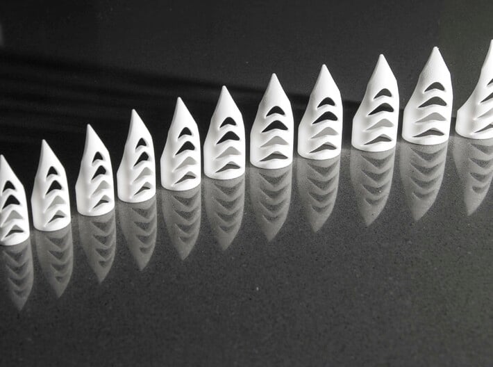 Cat's claw - width 12 mm 3d printed 10 different sizes available