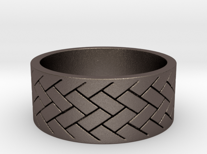 weave ring V2 size 9.5 3d printed