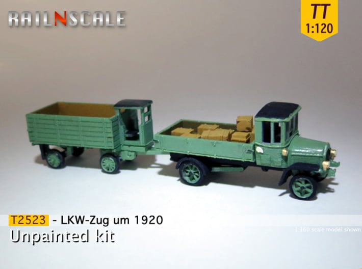 SET LKW-Zug um 1920 (TT 1:120) 3d printed