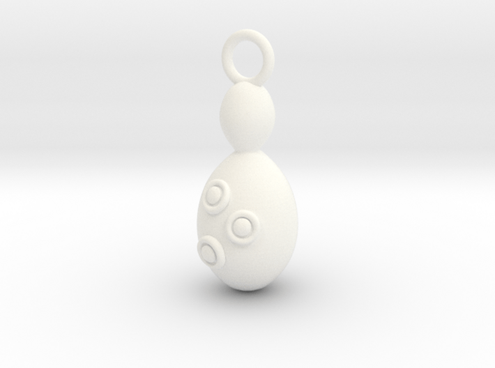 Saccharomyces Ornament - Science Gift 3d printed 