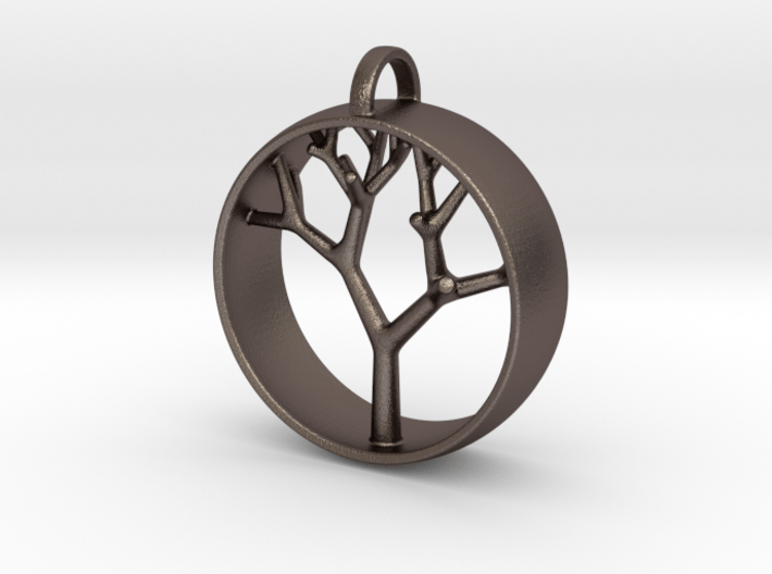 Natural Collection - Tree Pendant 3d printed 