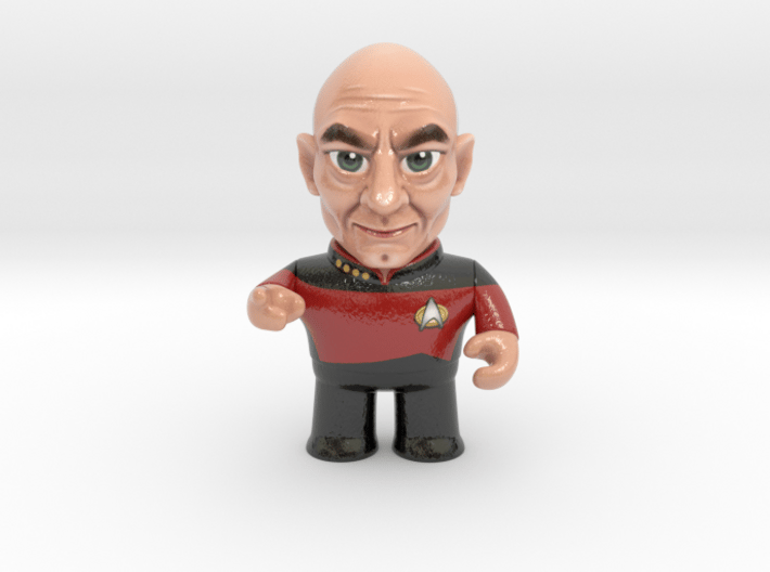 Picard Star Trek Caricature 3d printed Captain Picard Star Trek Caricature