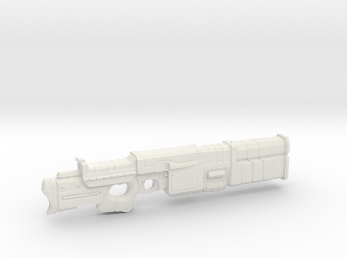 1/6th Scale Railgun MK II Folded 3d printed