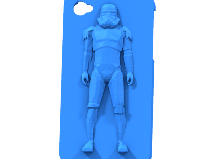 stormtrooper case iphone 4 3d printed