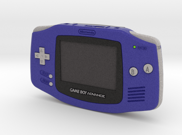 1:6 Nintendo Game Boy Advance (Indigo) 3d printed 