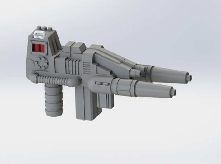 FOC Grimlock Twin Blaster 3d printed Gun "loaded"