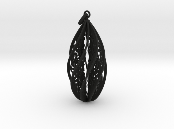 Twist-hanger 3d printed 