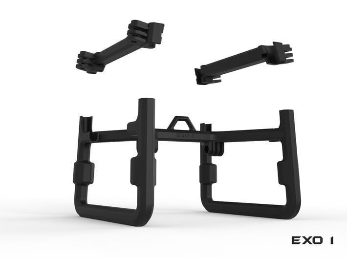EXO 1  Search & Rescue Exoskeleton - Frame 3d printed Parts List