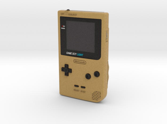 1:6 Nintendo Gameboy Light (Gold) 3d printed