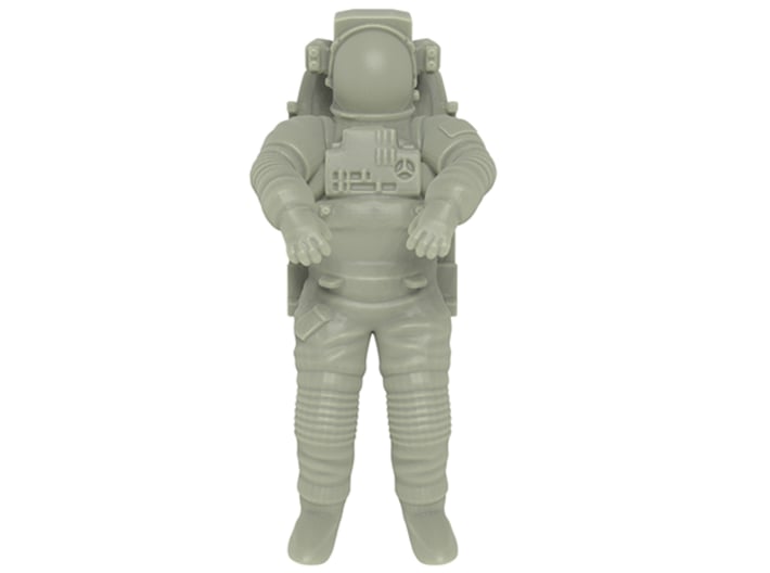 NASA Astronaut with space shuttle EMU suit (1:72) 3d printed 