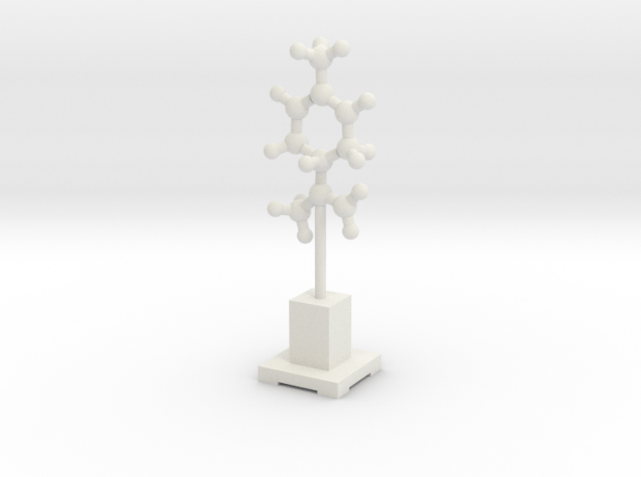 Molecule Statuette 3d printed
