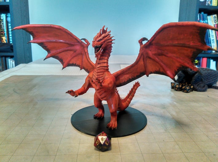 Red Dragon (Updated) 3d printed 