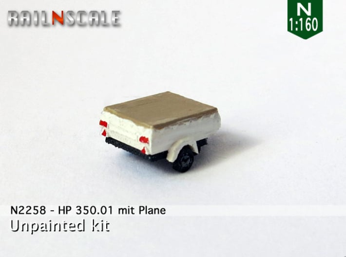 HP 350.01 mit Plane (N 1:160) 3d printed 