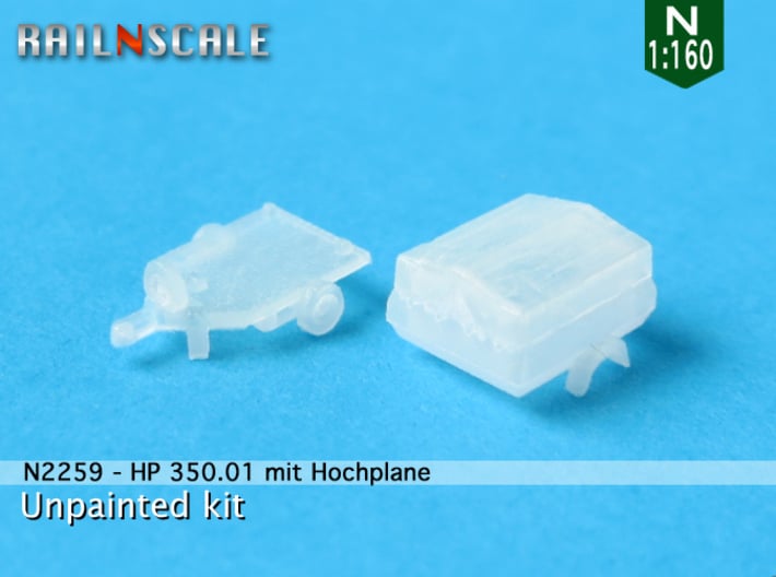 HP 350.01 mit Hochplane (N 1:160) 3d printed 