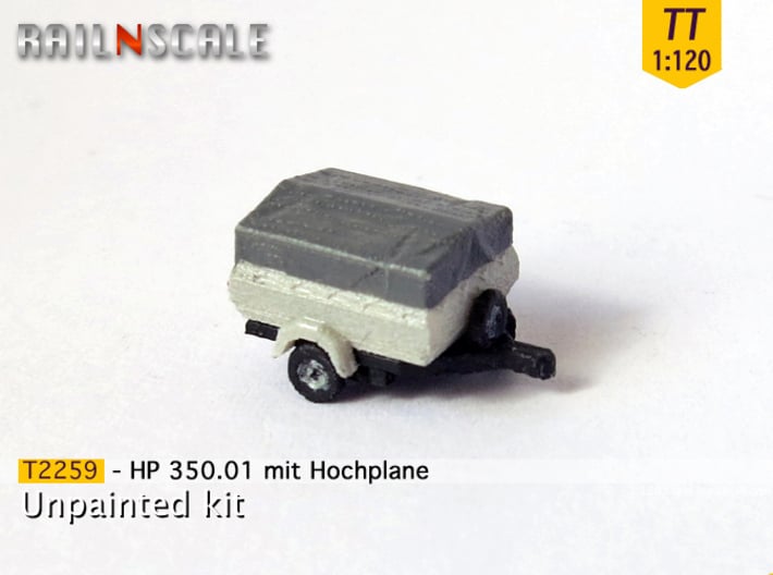 HP 350.01 mit Hochplane (TT 1:120) 3d printed 