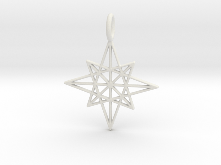 The Star Pendant 3d printed