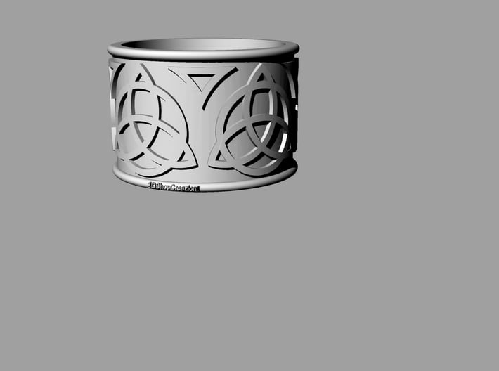 Celtic Ring Bene4 3d printed Computer Render