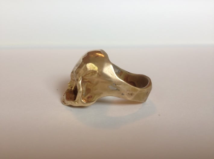 3D Printed Skull Ring by Bits to Atoms 3d printed 