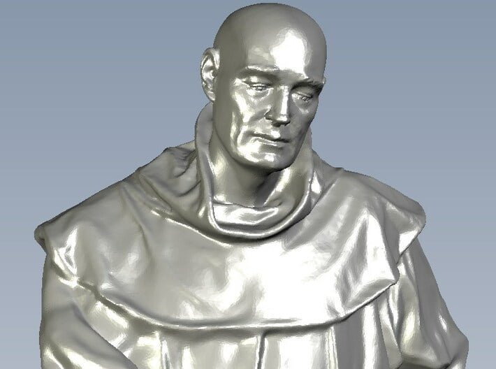 1/35 scale Catholic priest monk figure B 3d printed 