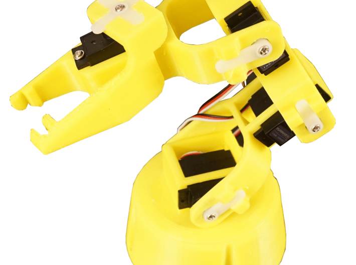 Grippy Bot - Base Arm 3d printed 