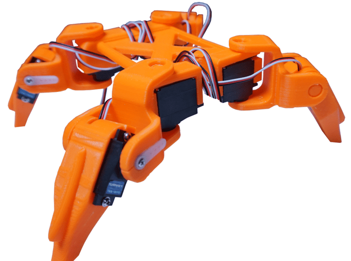 Quadra Bot - Middle Joint (Purchase x4) 3d printed 
