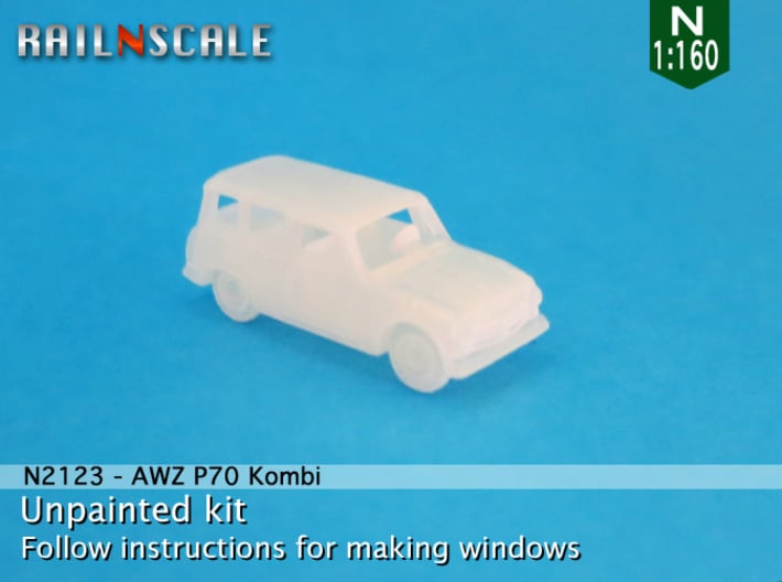 AWZ P70 Kombi (N 1:160) 3d printed 